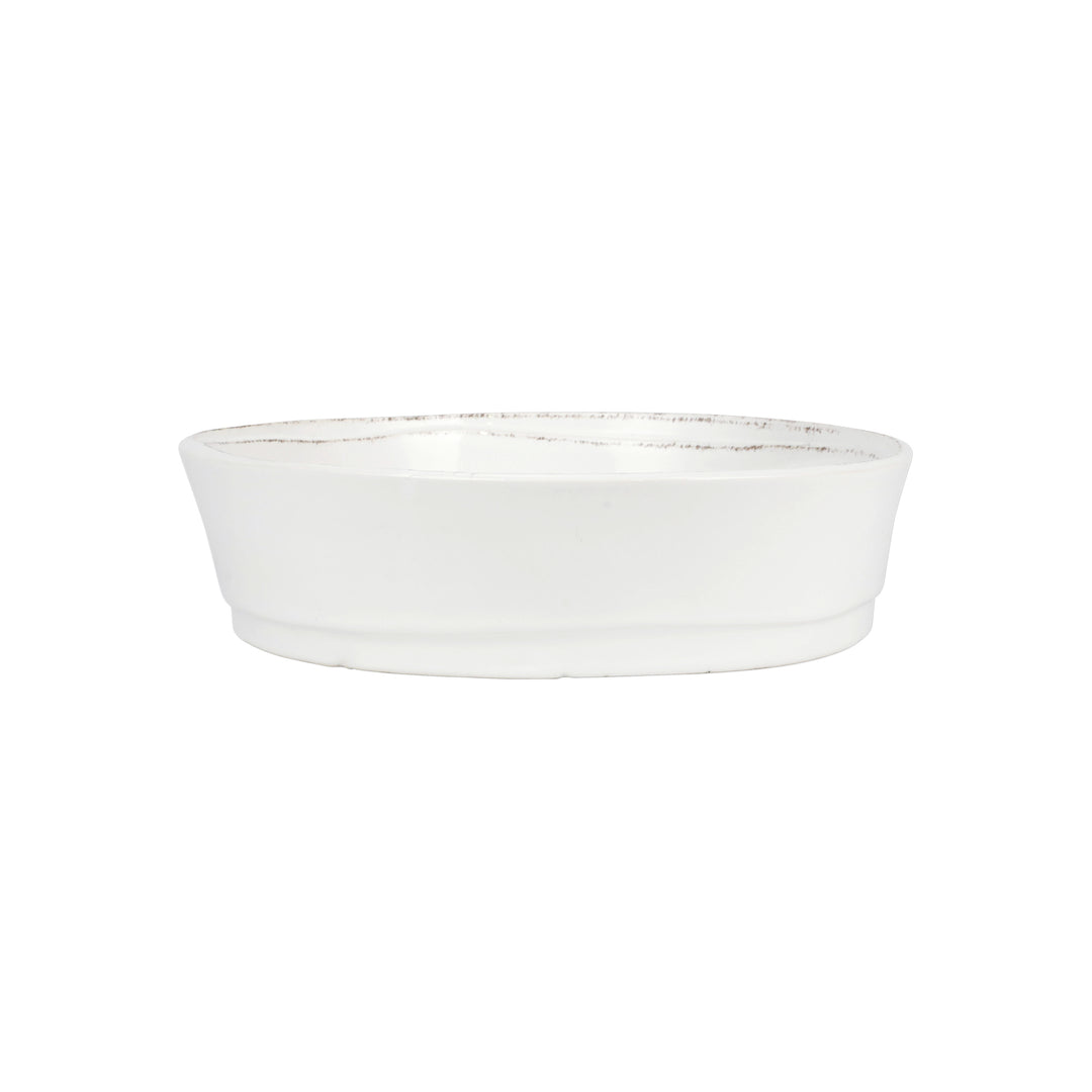 Vietri Lastra White Pie Dish