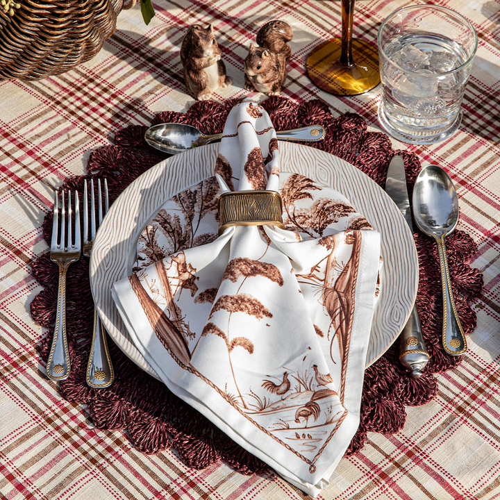 Juliska Country Harvest Sepia Dinner Napkin Set/4