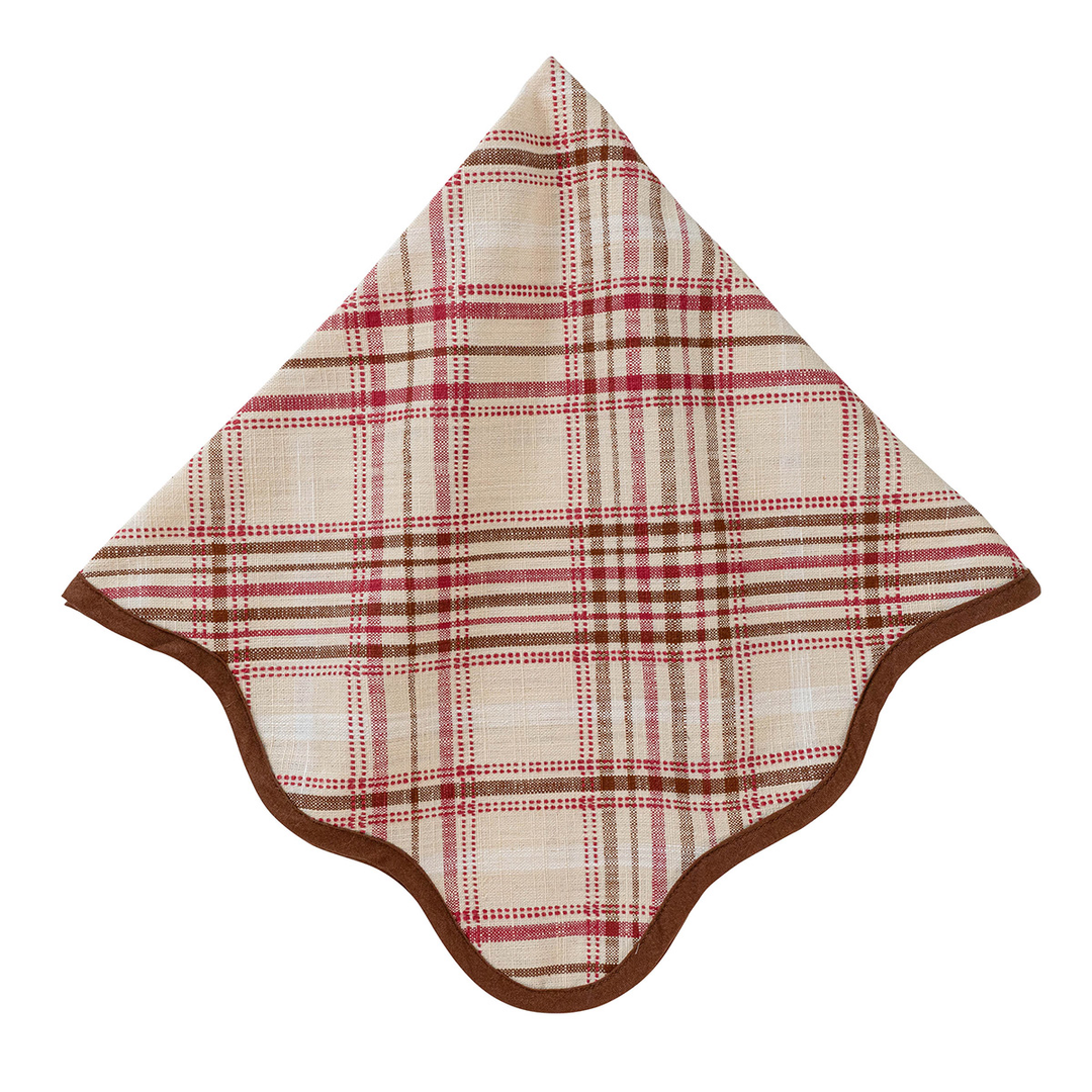 Juliska Harvest Tartan Dinner Napkin