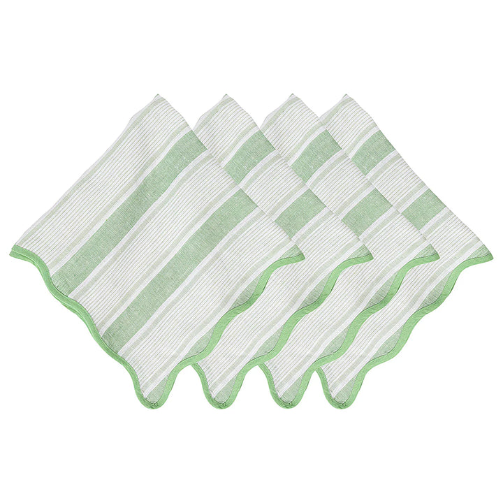 Juliska Cabana Stripe Seagrass Napkin Set/4
