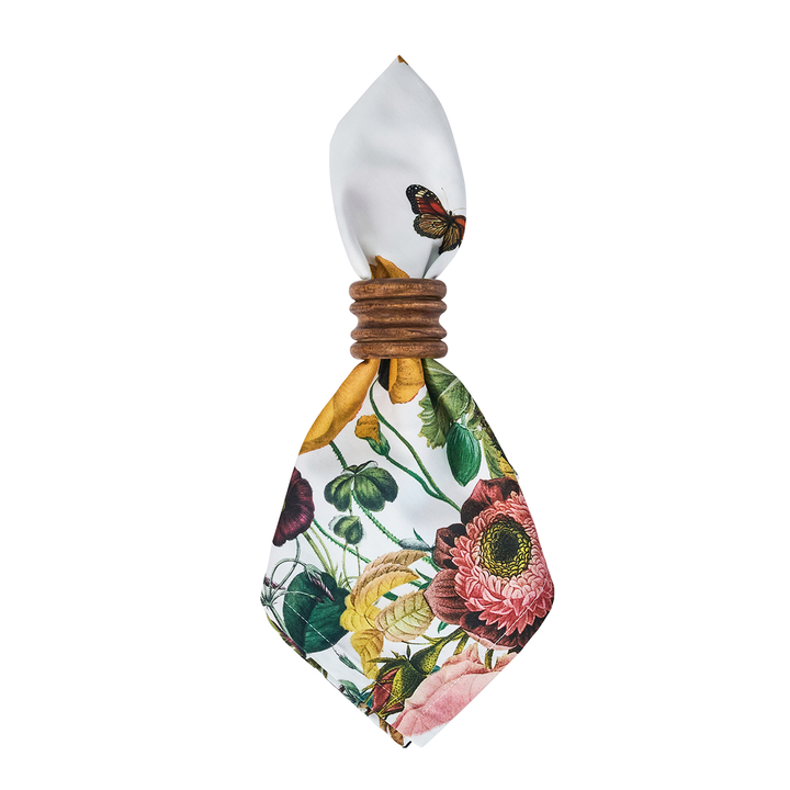 Juliska Field of Flowers White Napkin Set/4