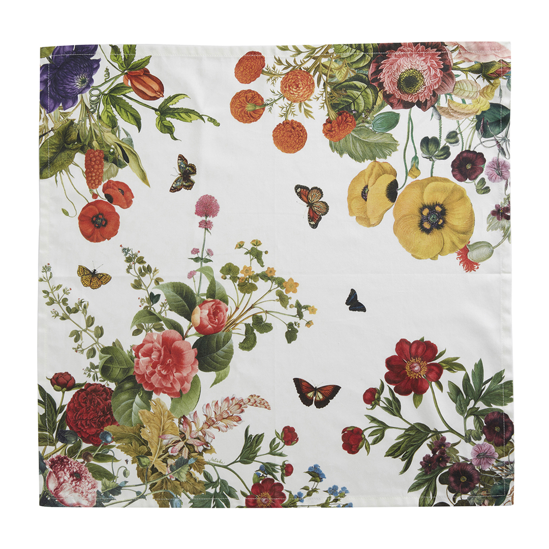 Juliska Field of Flowers White Napkin Set/4