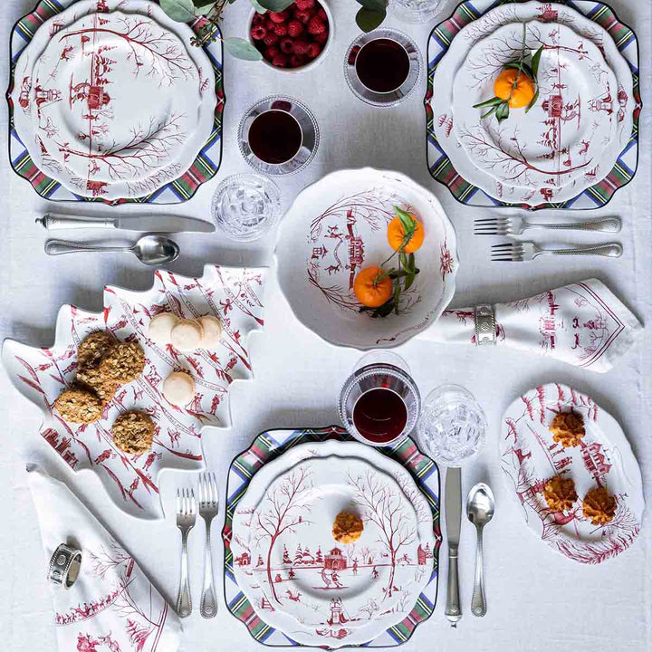 Juliska Country Estate Winter Frolic Ruby Napkin