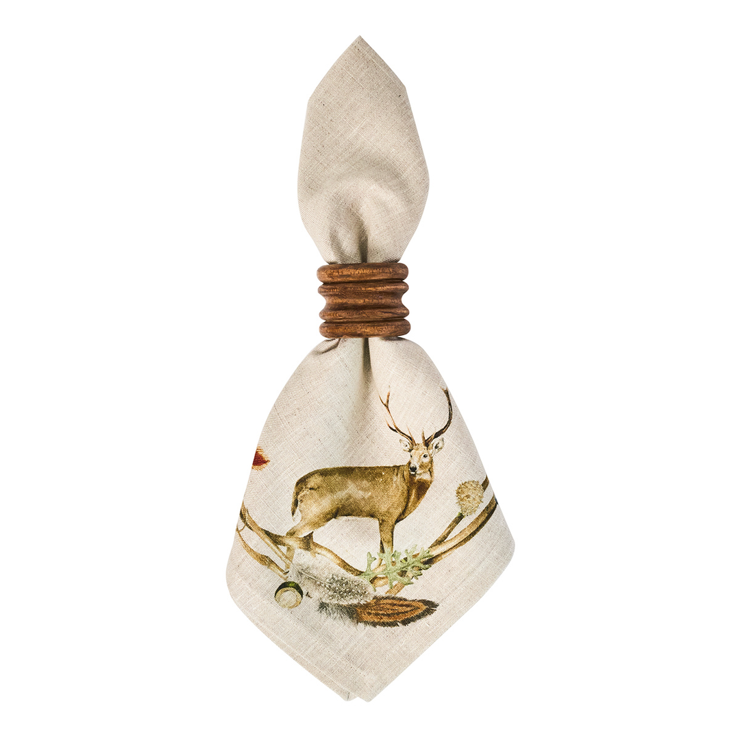 Juliska Forest Walk Cafe Au Lait Napkin Set/4