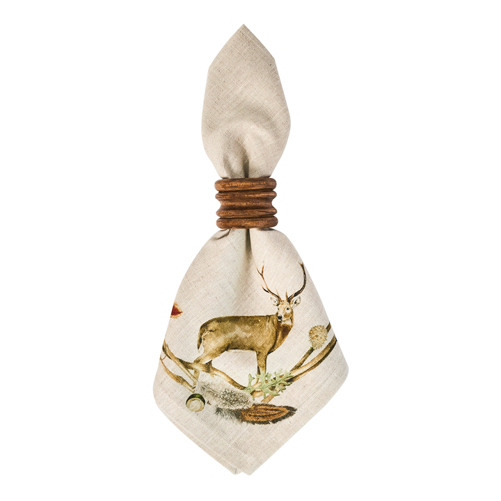 Juliska Forest Walk Cafe Au Lait Napkin Set/4