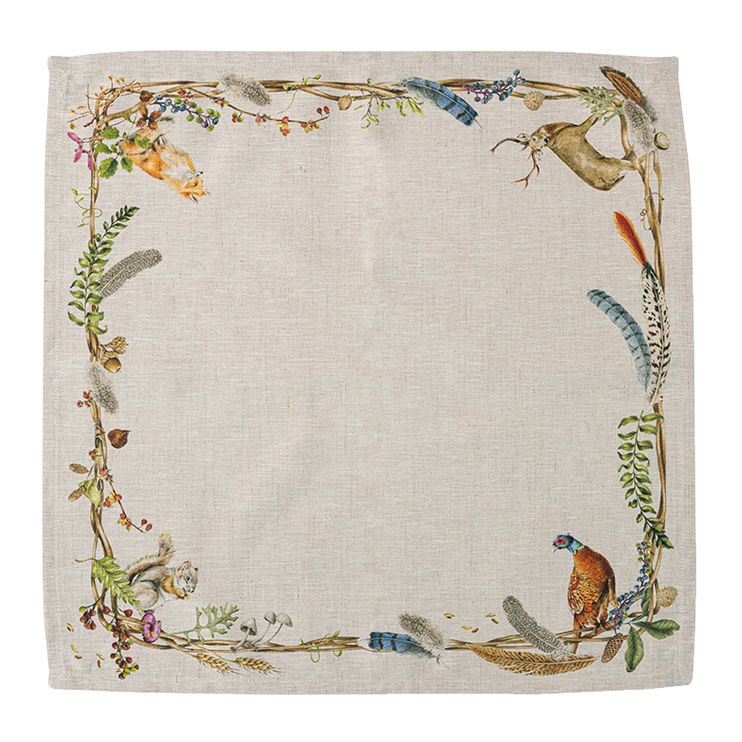 Juliska Forest Walk Cafe Au Lait Napkin Set/4
