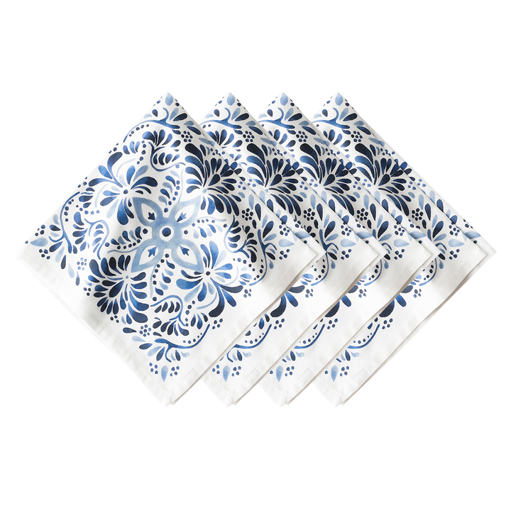 Juliska Iberian Journey Indigo Napkin Set/4