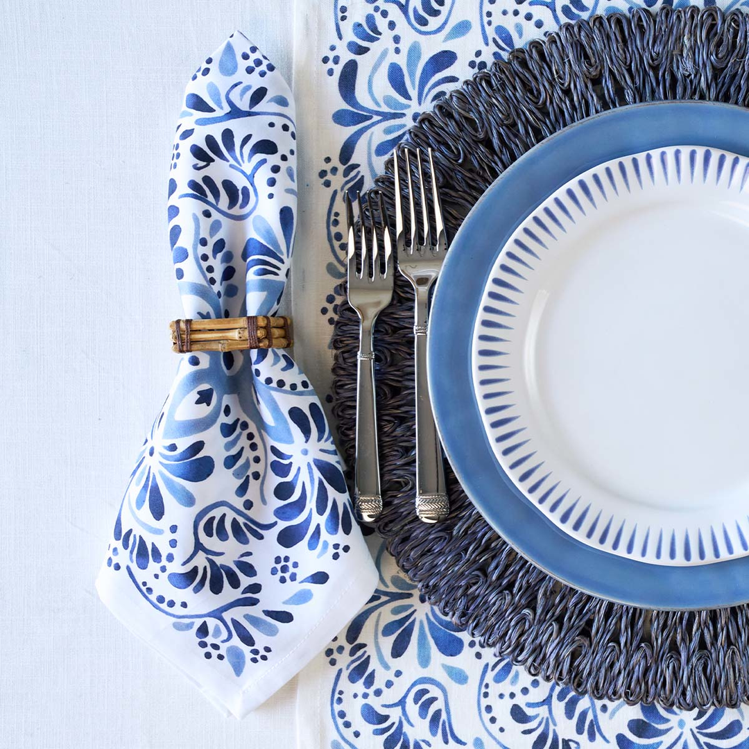 Juliska Iberian Journey Indigo Napkin Set/4