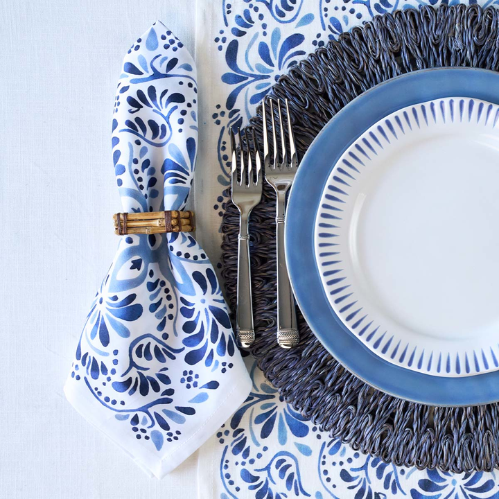 Juliska Iberian Journey Indigo Napkin Set/4