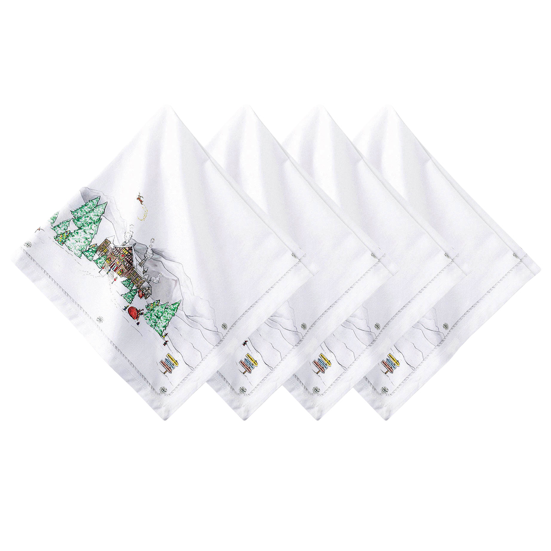 Juliska Berry & Thread North Pole Napkin Set/4