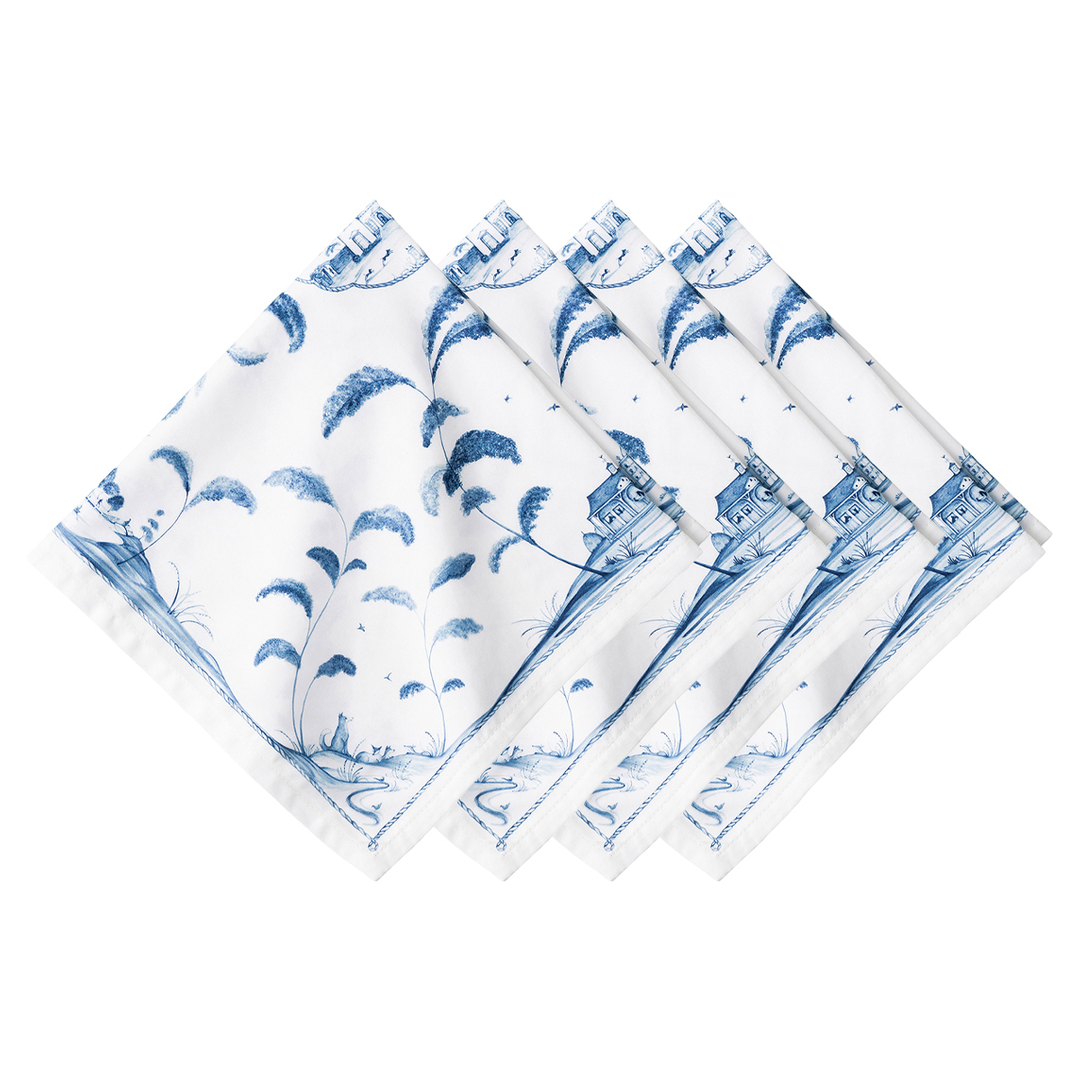 Juliska Country Estate Delft Blue Napkin Set/4