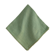 Load image into Gallery viewer, Juliska Berry Trim Watercress Napkin
