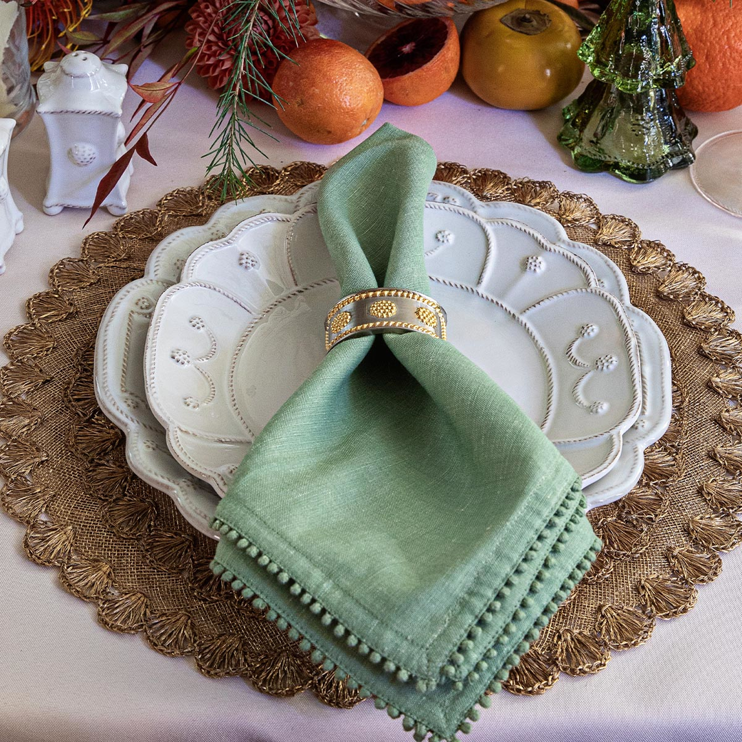 Juliska Berry Trim Watercress Napkin