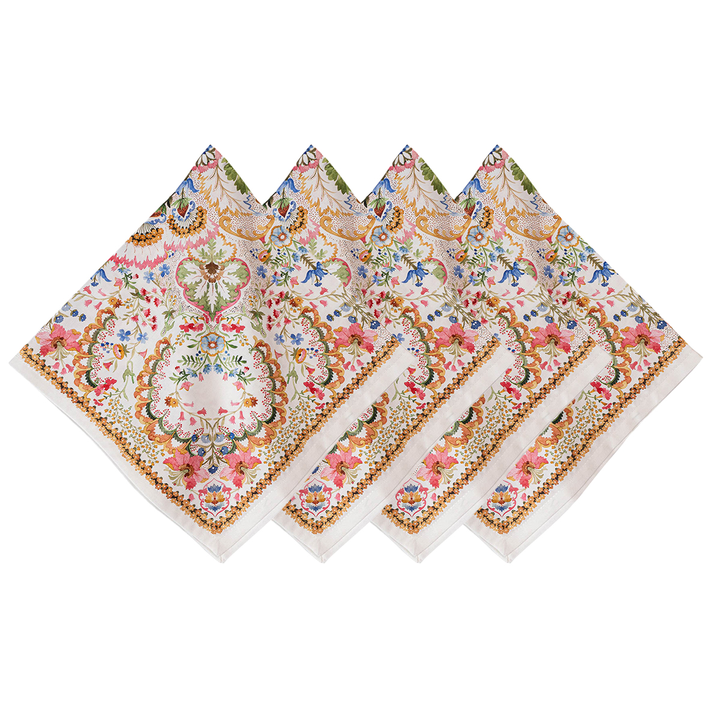Juliska Sofia Multi Napkin Set/4