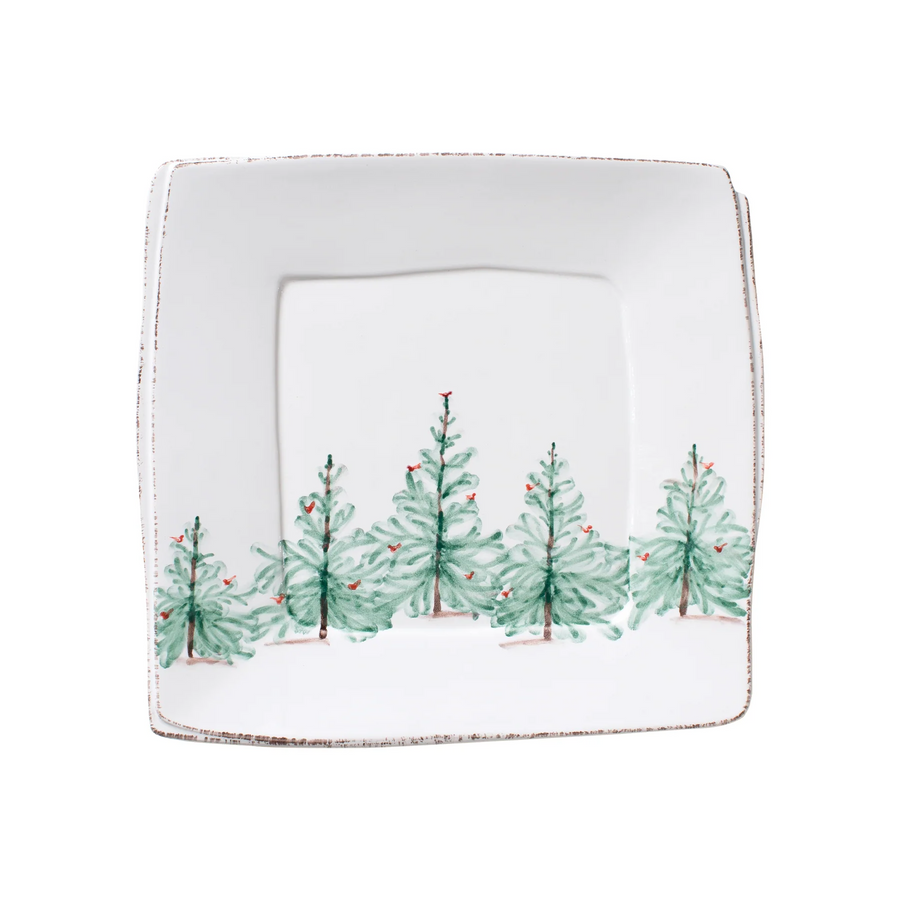 Lastra Holiday Melamine Square Platter