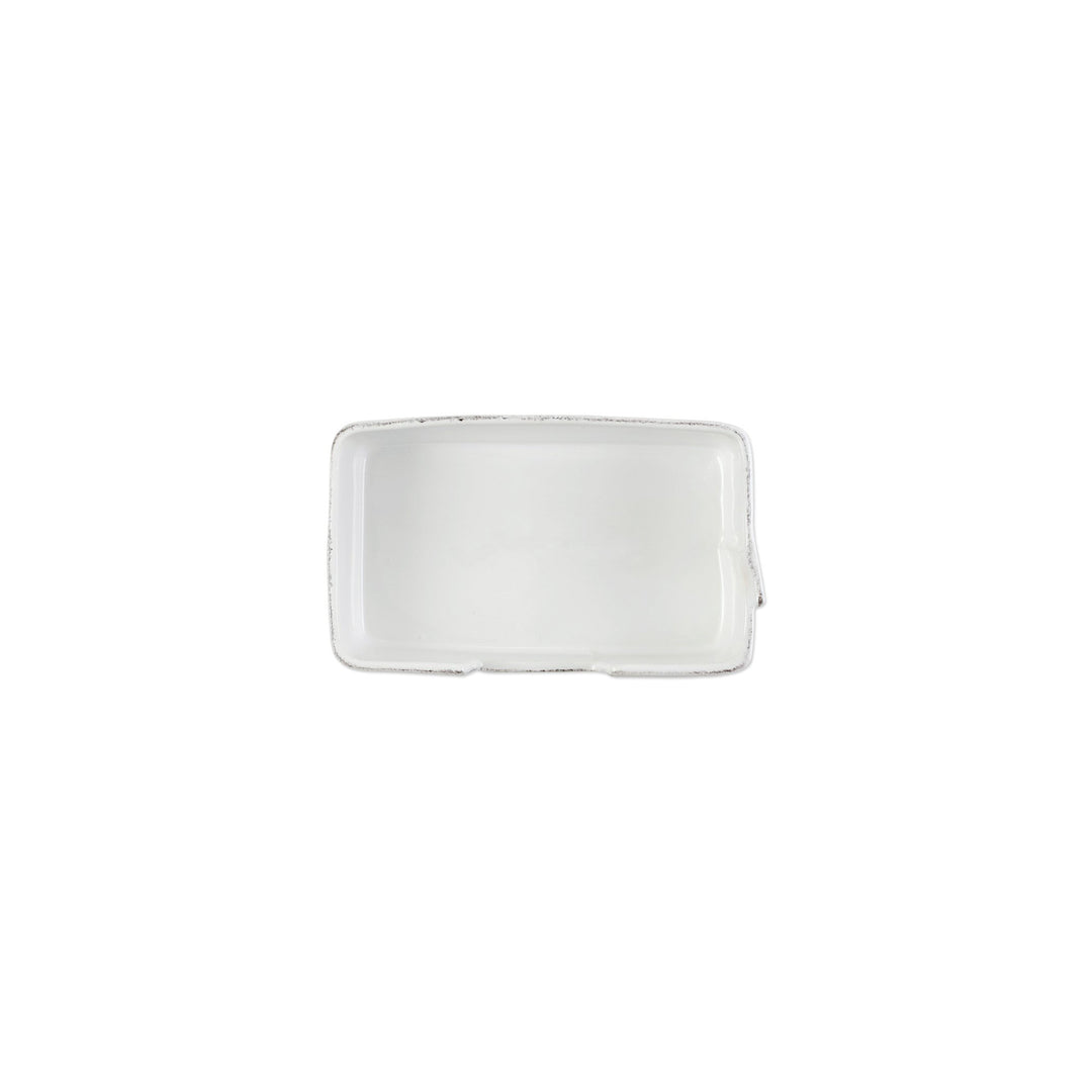 Vietri Lastra Melamine White Guest Napkin Holder