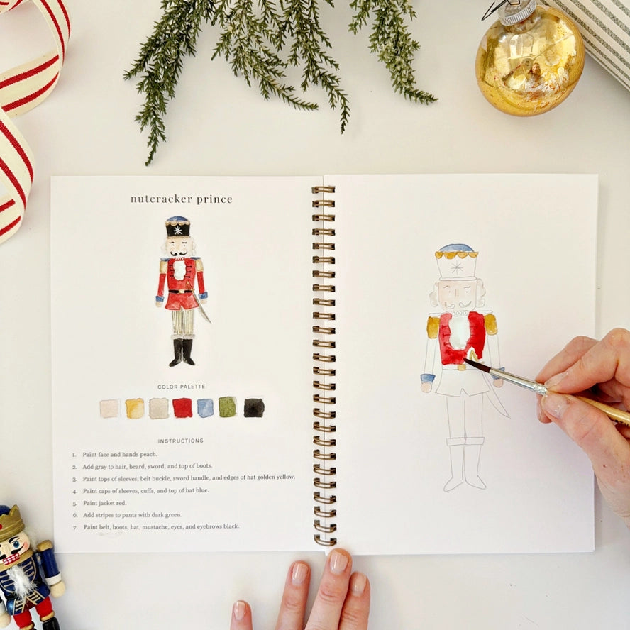 Nutcracker Watercolor Book