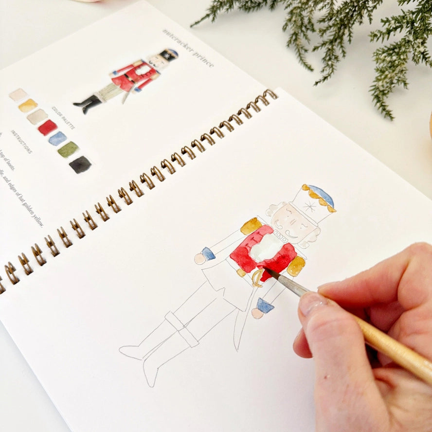 Nutcracker Watercolor Book