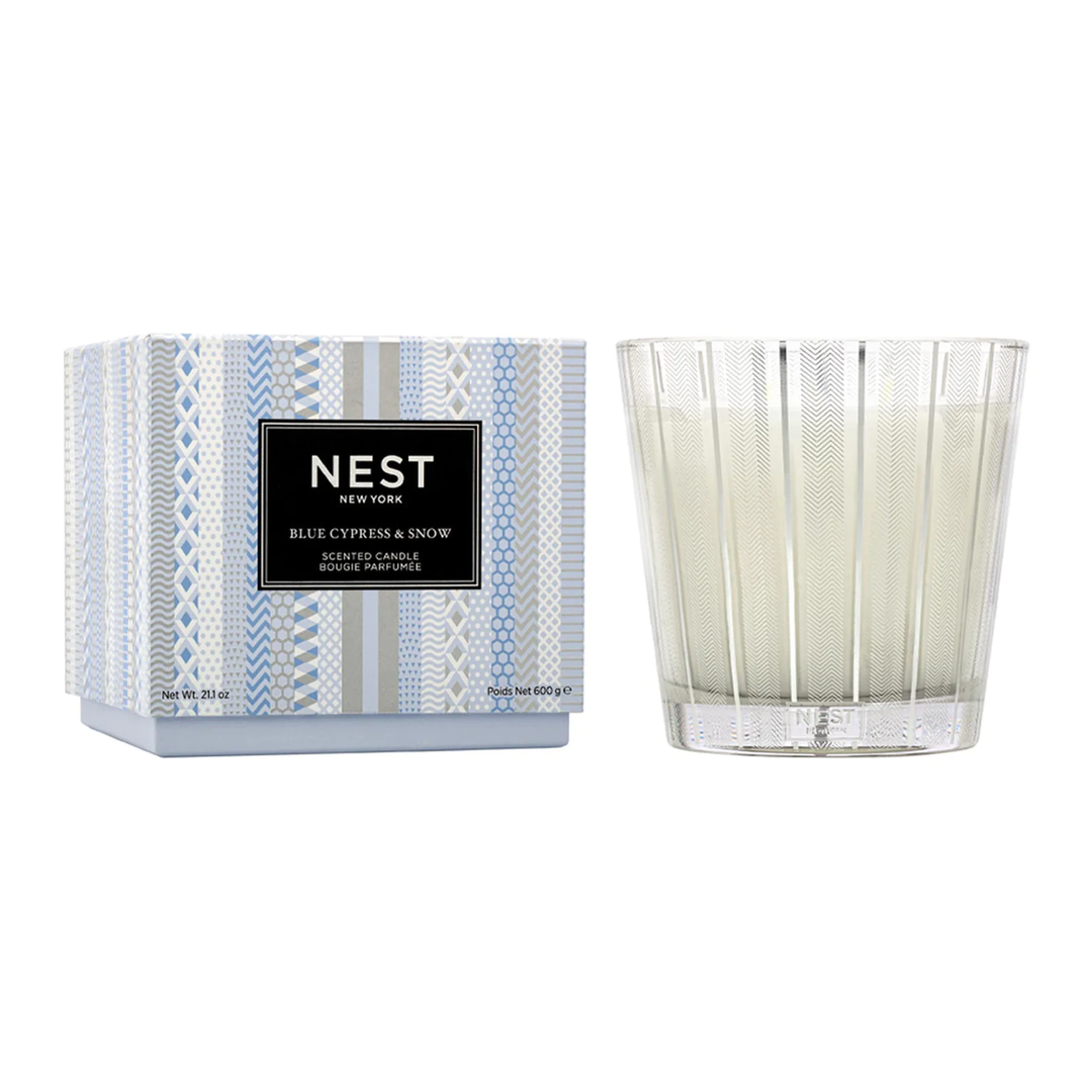 Nest New York Blue Cypress and Snow Scented Candle