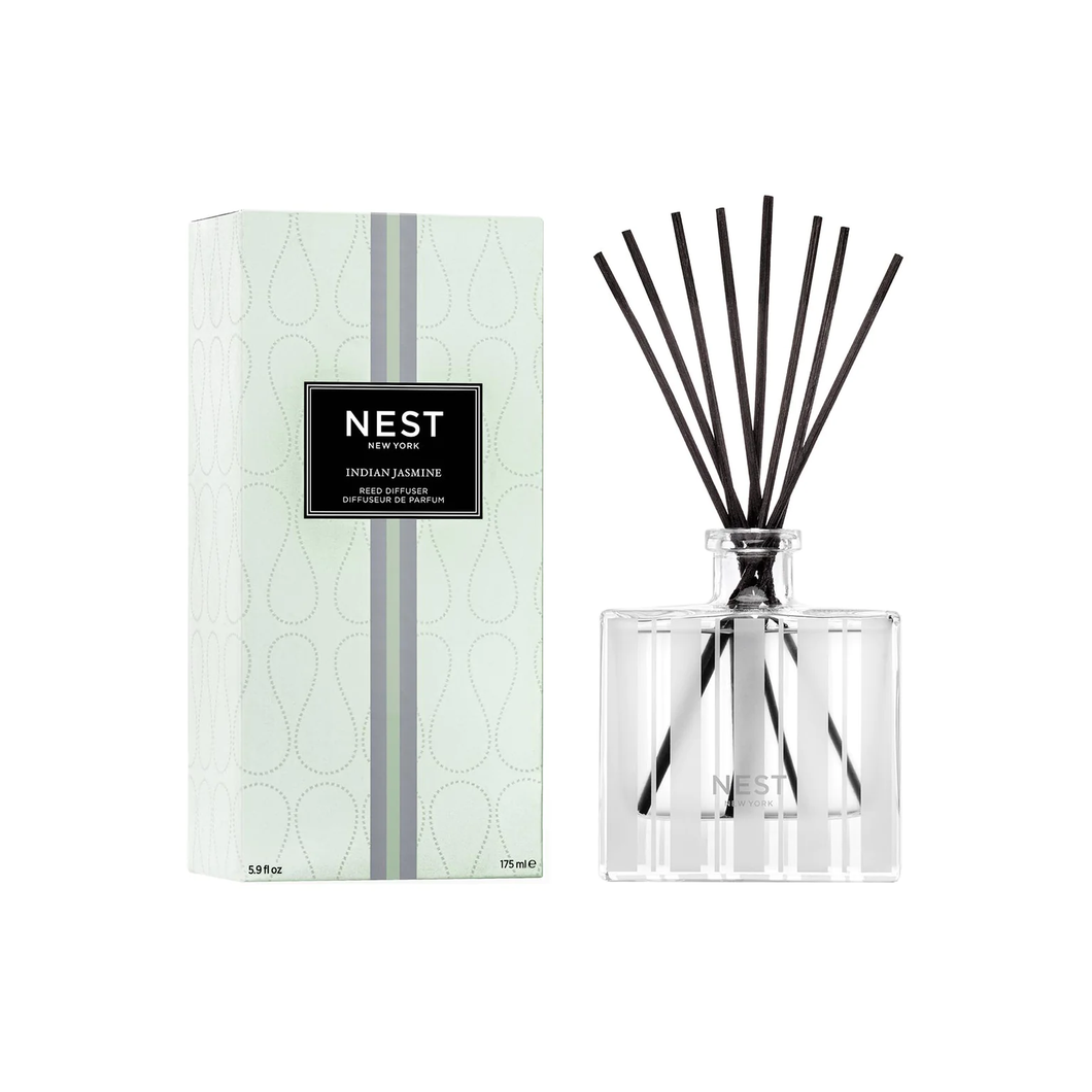 Nest Indian Jasmine reed diffuser and box
