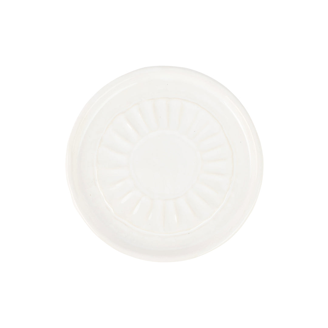 A white ceramic dish