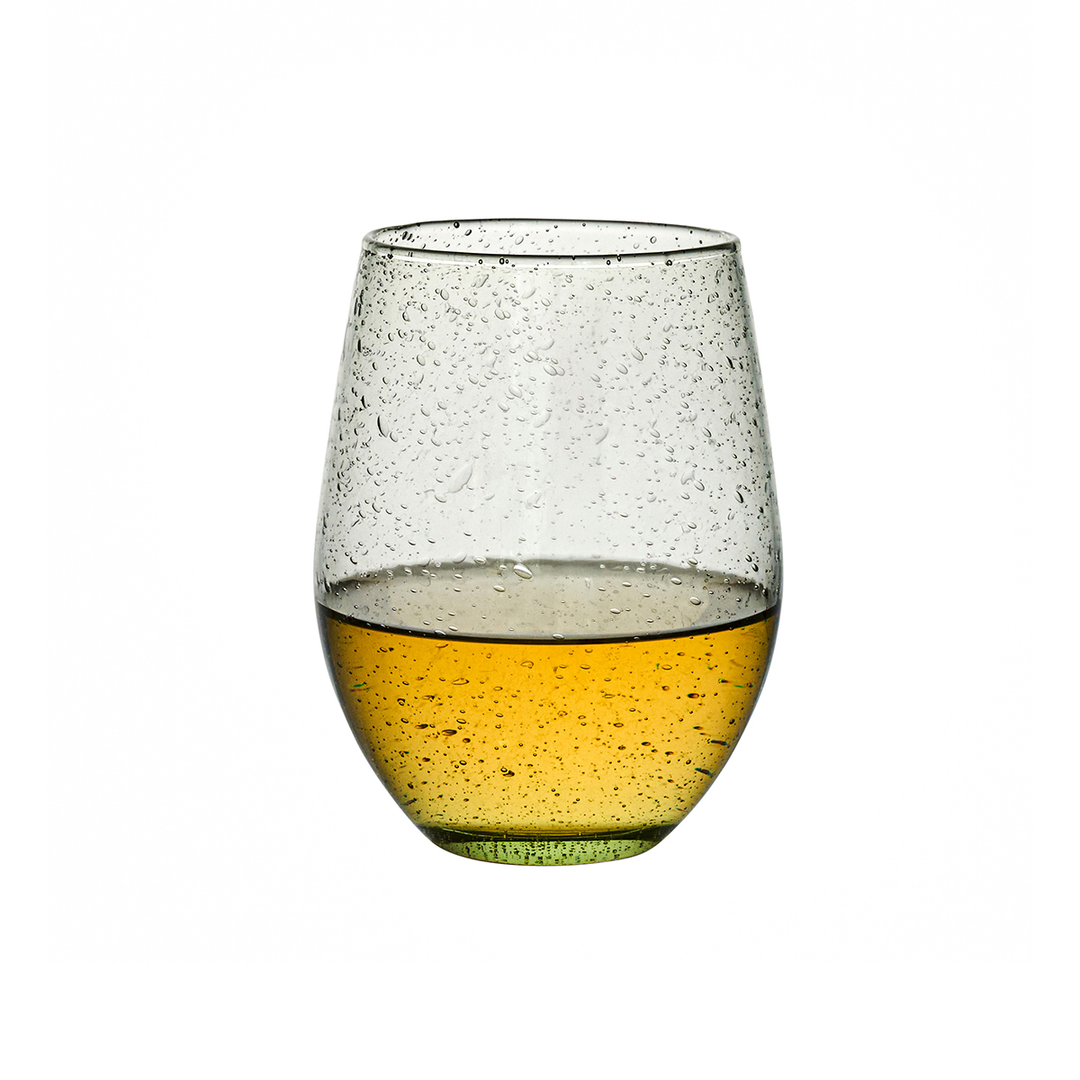 Juliska Provence Glass Basil Stemless Wine