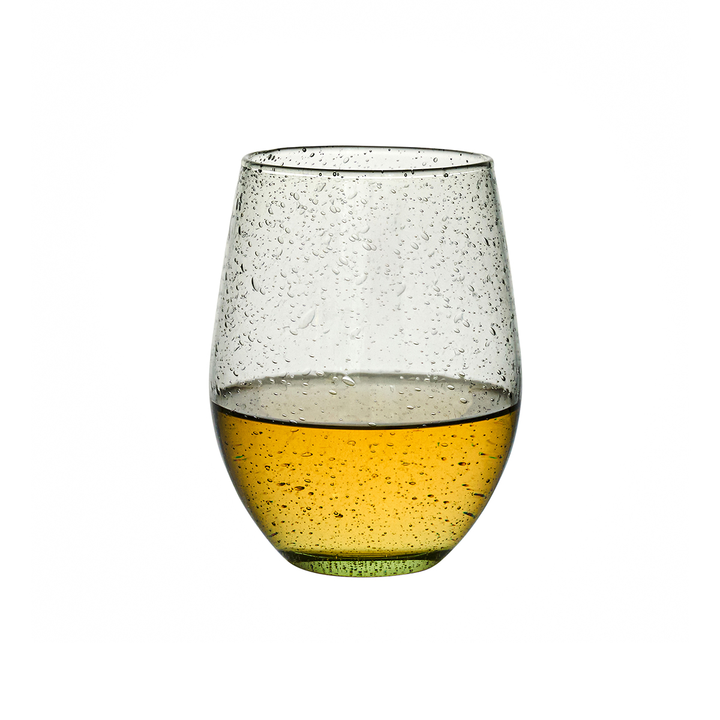 Juliska Provence Glass Basil Stemless Wine