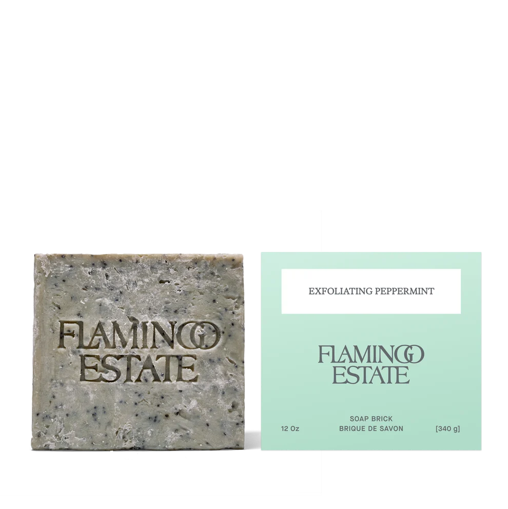 Exfoliating Peppermint Soap Brick