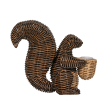 Load image into Gallery viewer, Juliska Devon Willow Squirrel Flameless Candle Holder
