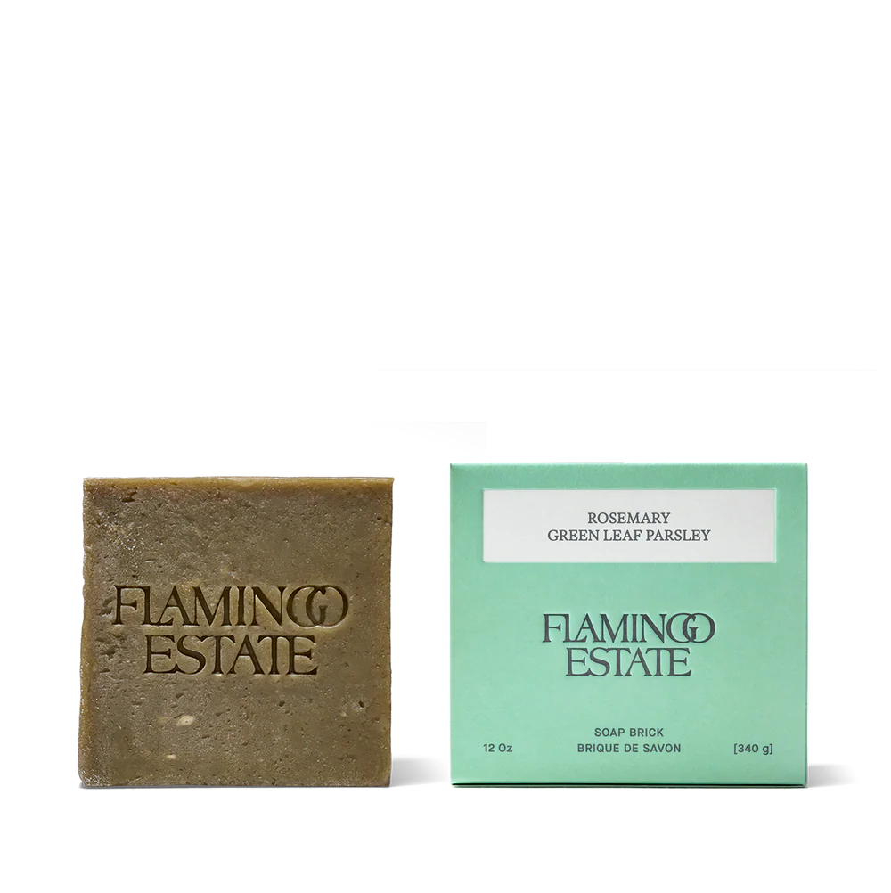 Rosemary Green Leaf Parsley Soap Brick
