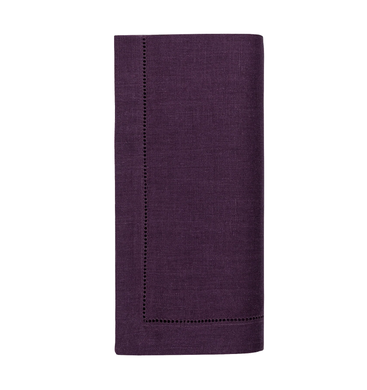 deep dark purple aubergine eggplant dinner napkin