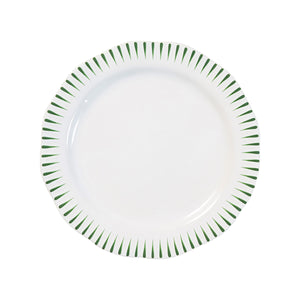Juliska Sitio Stripe Basil Dinner Plate