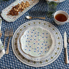 Load image into Gallery viewer, Juliska Sitio Stripe Delft Blue Dessert/Salad Plate
