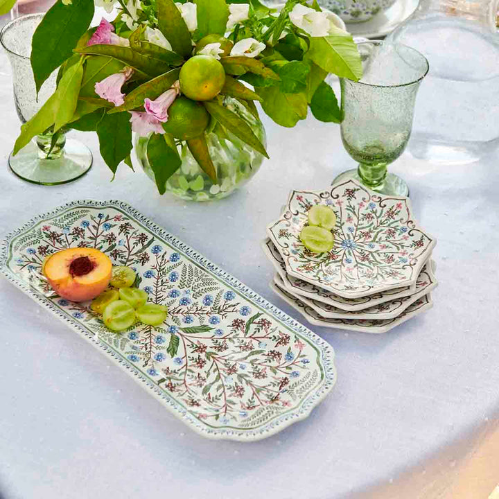 Juliska Villa Seville Chambray Side/Cocktail Plate Set