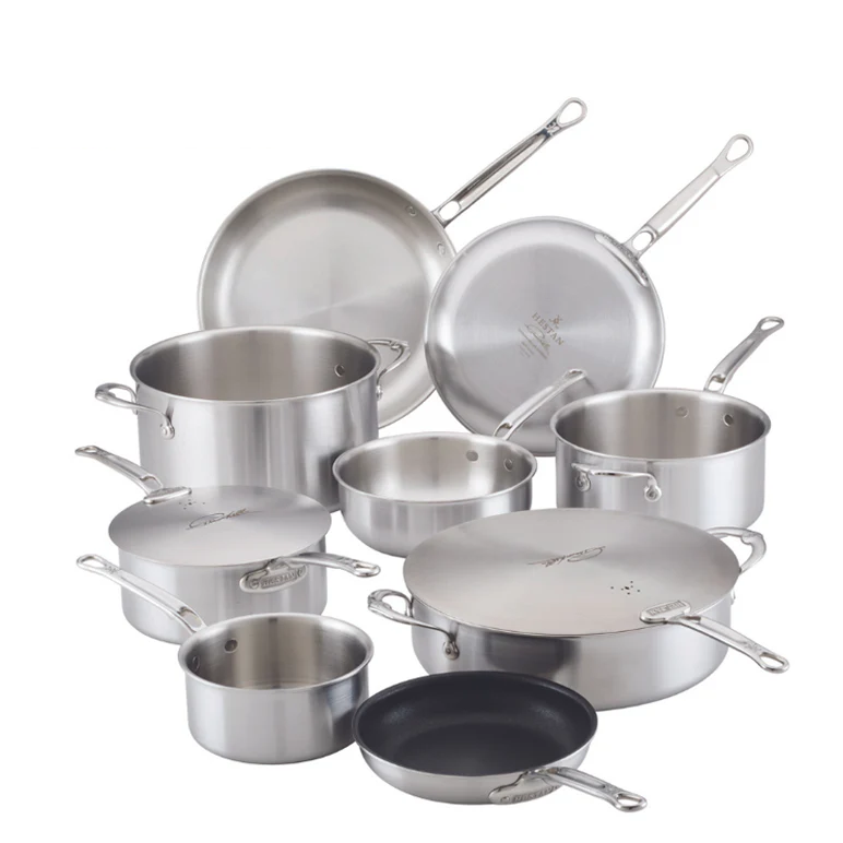 Hestan x Thomas Keller Insignia Commercial Clad Stainless Steel 11-Piece Set