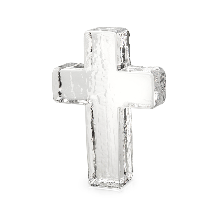 Simon Pearce Glass Cross, Large