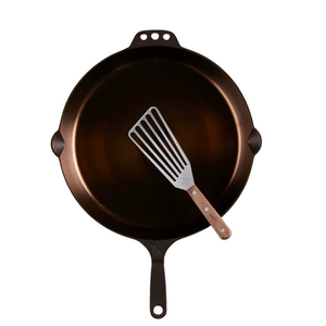 Smithey Ironware Number 14 Skillet with Spatula