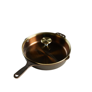 Smithey No. 11 Deep Skillet with Glass Lid