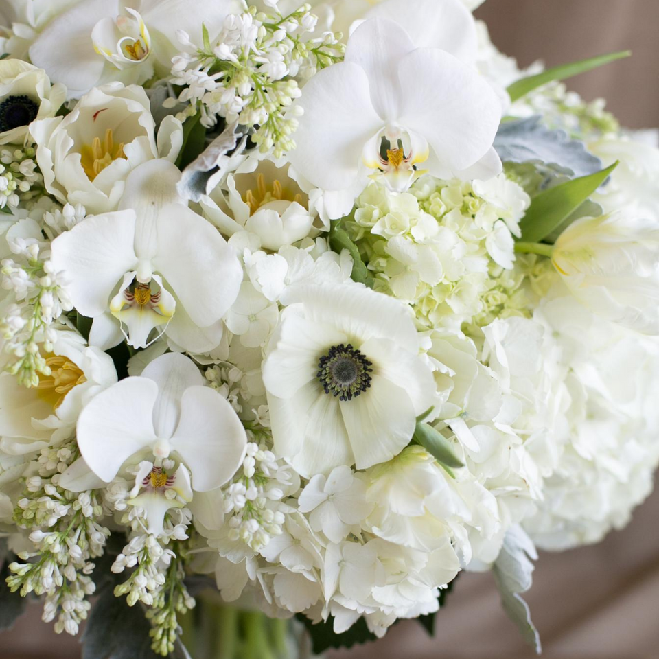 This is a popular choice for our clients as it gives our designers the freedom to create a wonderful flower arrangement utilizing the freshest and finest flowers the season has to offer.