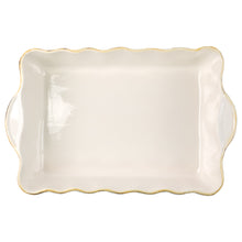 Load image into Gallery viewer, vietri italian bakers green rectangular large top view
