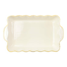 Load image into Gallery viewer, Vietri Italian Bakers Green Rectangular Medium top view
