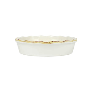 Vietri Italian Bakers White Pie quiche