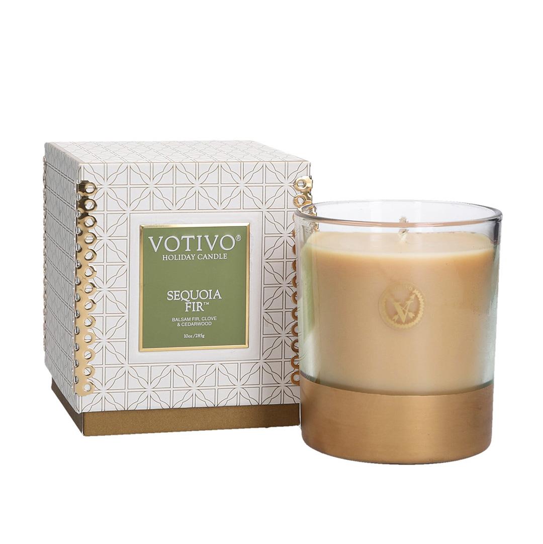 Votivo Sequoia Fir 10oz Holiday Candle