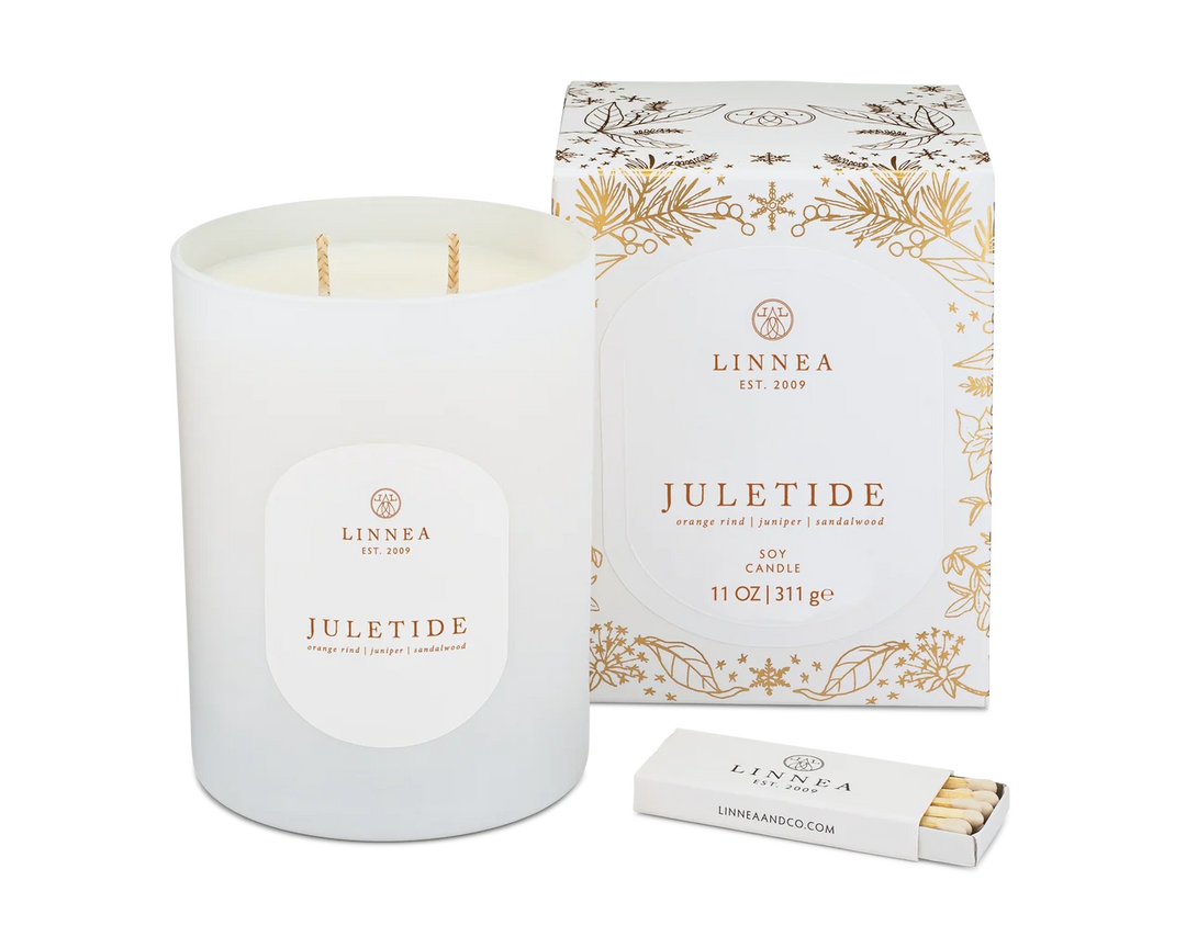 Linnea & Co. Juletide 2-Wick Candle