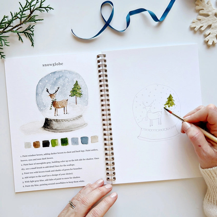 Winter Watercolor Book