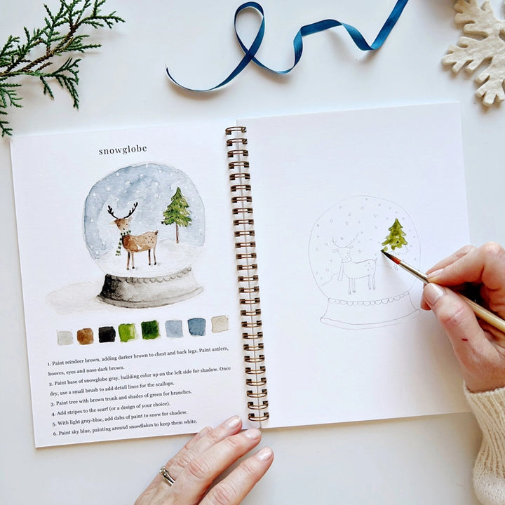 Winter Watercolor Book