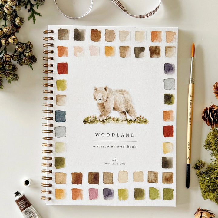 Woodland Watercolor Book