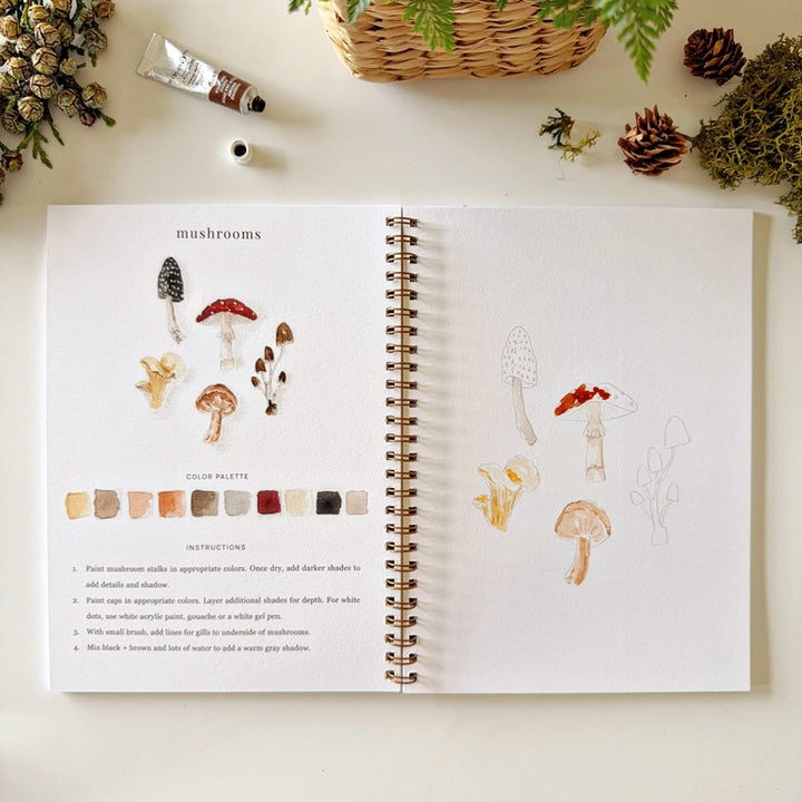 Woodland Watercolor Book
