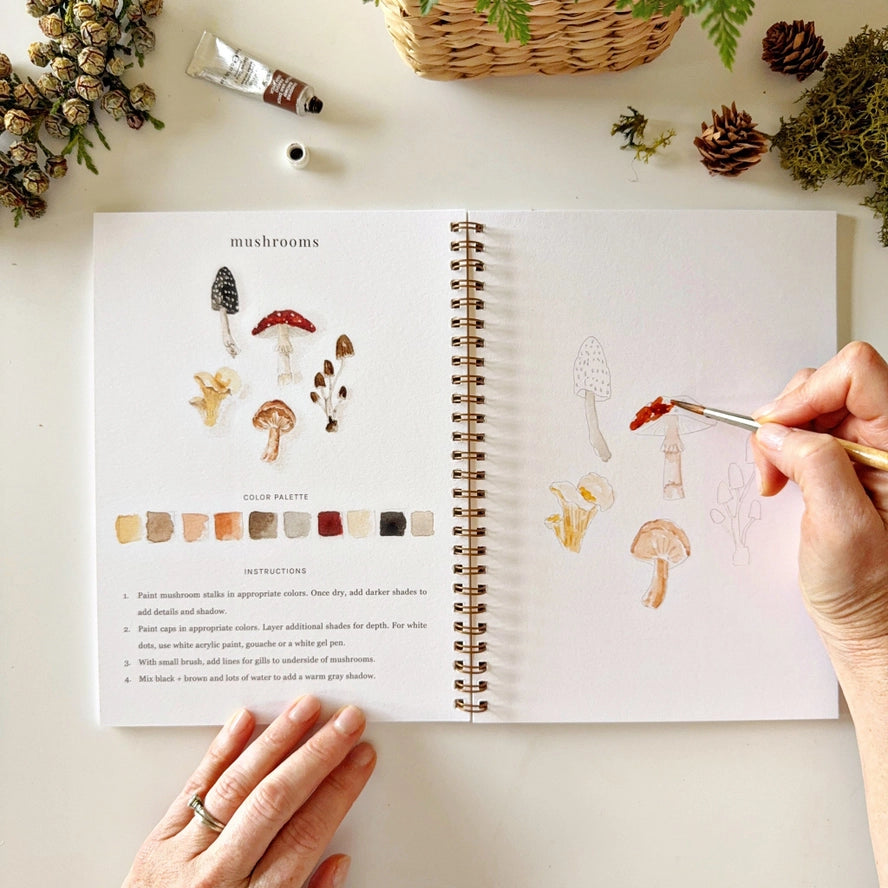 Woodland Watercolor Book