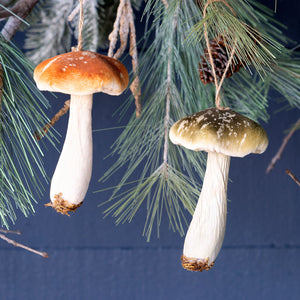 Wild Foam Mushroom Cluster Ornament, Medium